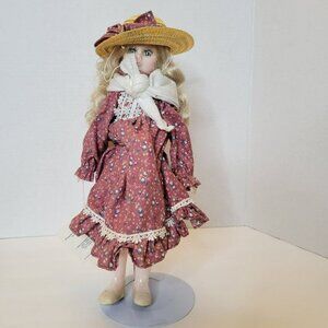 1989 Effanbee 13" FRENCH COUNTRY Mama Mother Porcelain DOLL - New With Tags